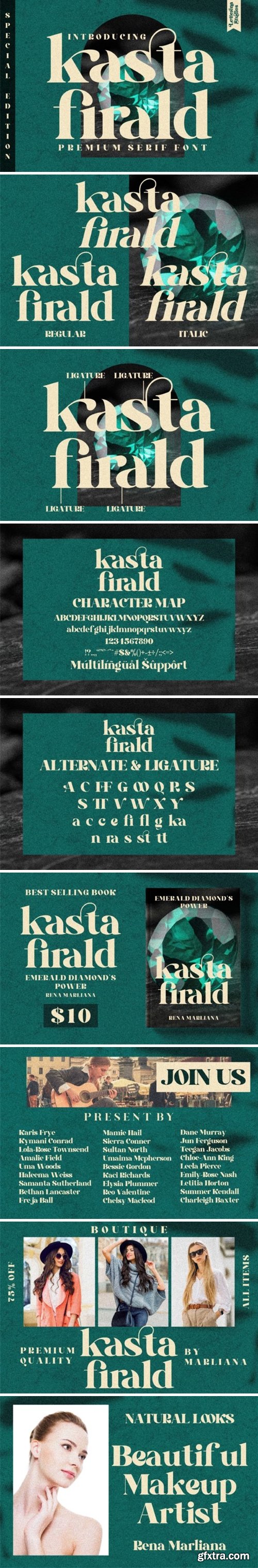 Kasta Firald Font