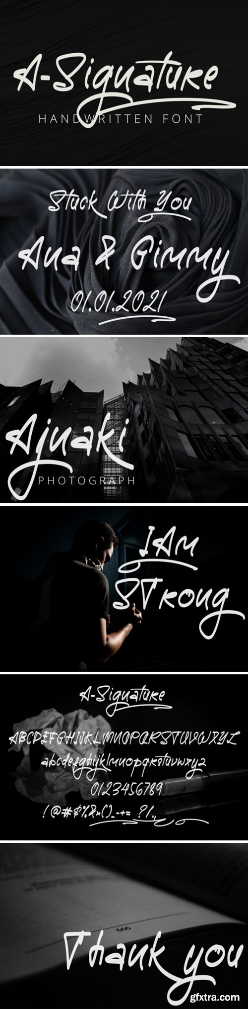A-Signature Font