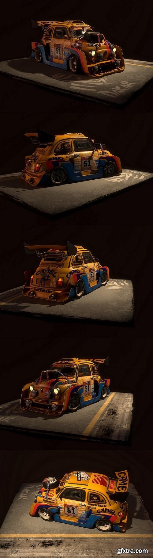 Fiat 500 - Dakar Raid