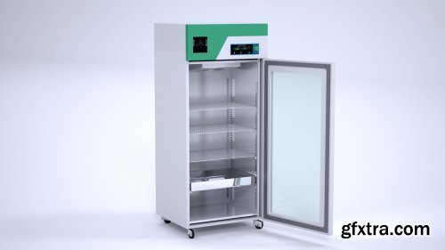 3D Laboratory Refrigerator
