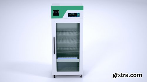 3D Laboratory Refrigerator
