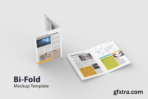 Bi-Fold Brochure - Mockup Template Bi-Fold Brochure - Mockup Template