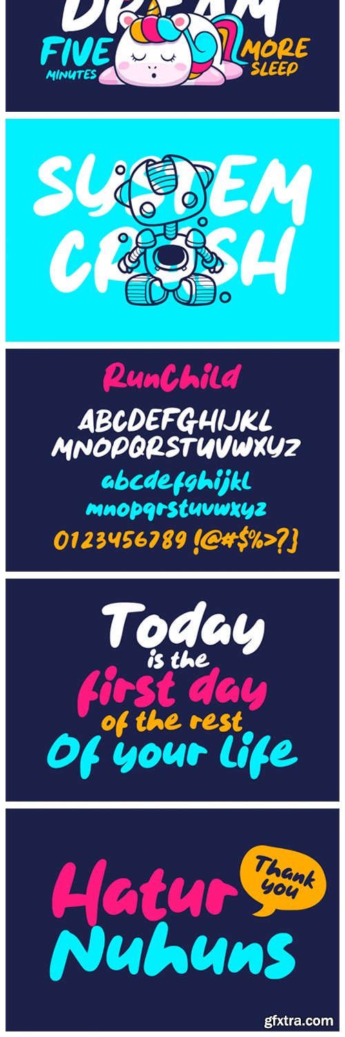 Run Child Font