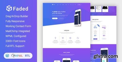 ThemeForest - Faded v1.9.6 - Responsive App Landing Page WordPress Theme + RTL - 19184210 ThemeForest - Faded v1.9.6 - Responsive App Landing Page WordPress Theme + RTL - 19184210