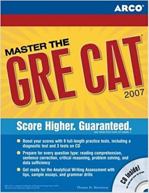  Master the GRE, 2007/e w/CD-ROM (Peterson's Master the GRE) 