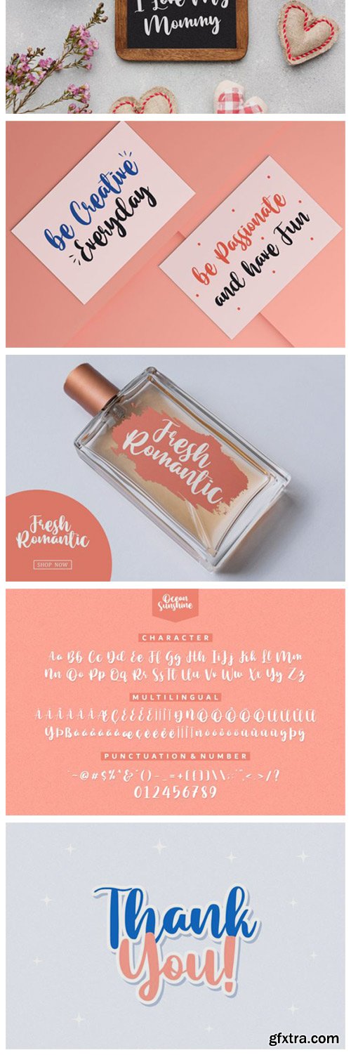 Ocean Sunshine Font Ocean Sunshine Font