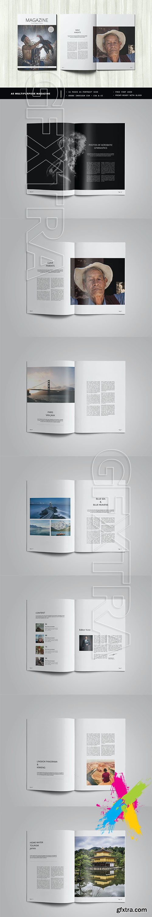 A5 Multipurpose Magazine Template