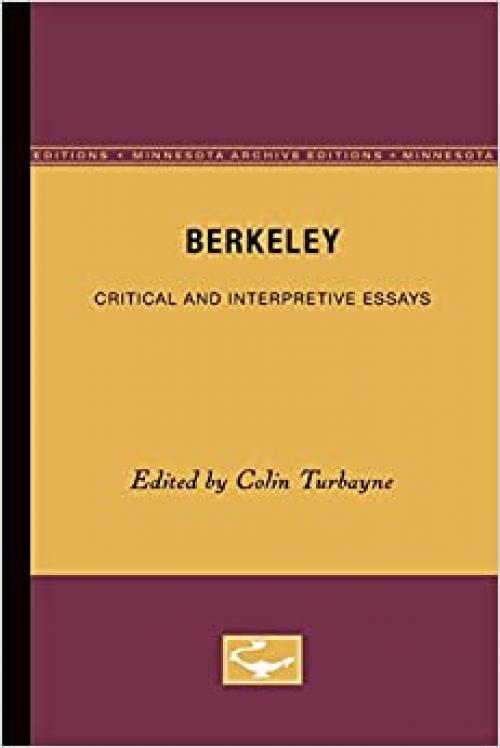  Berkeley: Critical and Interpretive Essays 