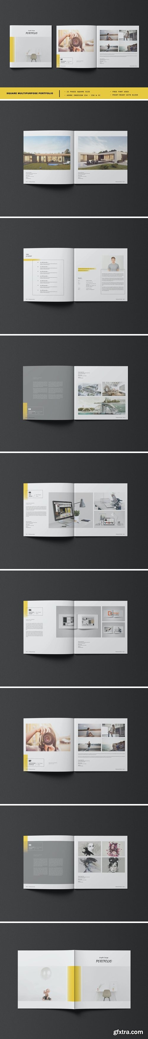 Square Multipurpose Portfolio