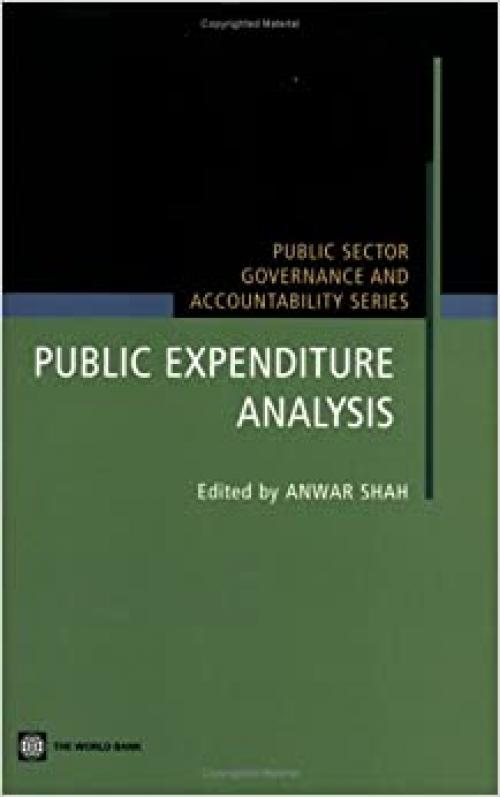 Public Expenditure Analysis (Public Sector Governance and Accountability) 