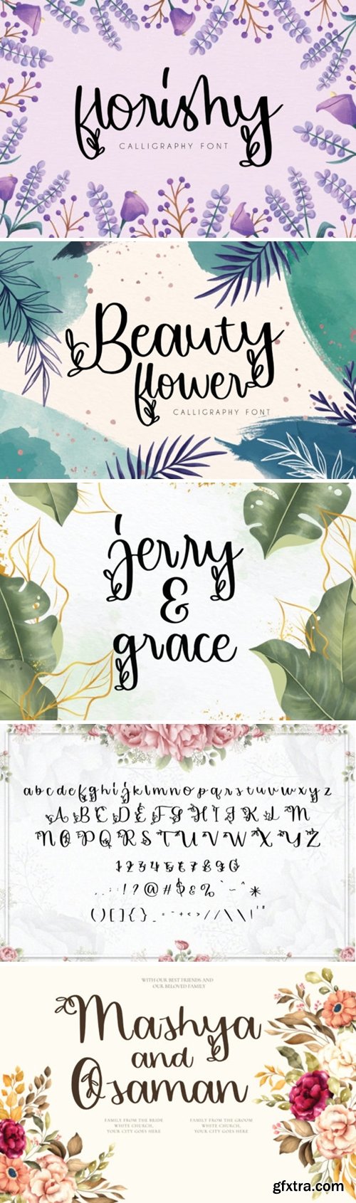Florishy Font