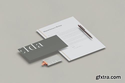Isometric Stationery mockup Isometric Stationery mockup