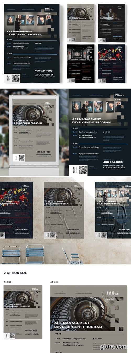 Event Schedule Poster Template