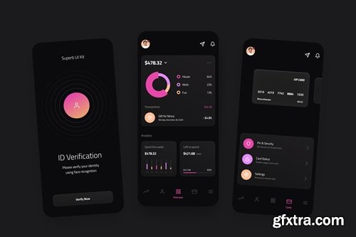 Superb Multi Purpose Mobile App UI Kit Template