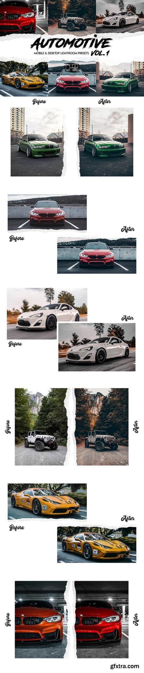 Automotive Vol. 1 - 15 Premium Lightroom Presets