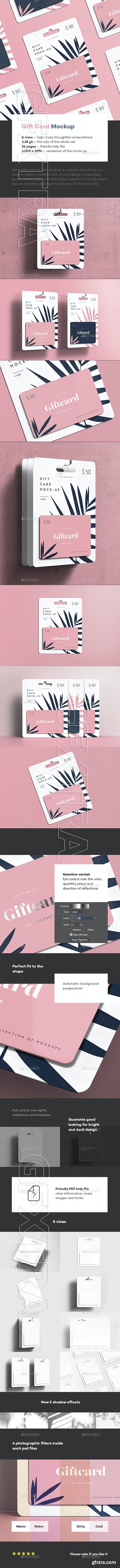 GraphicRiver - Gift Card Mock-up 29702230