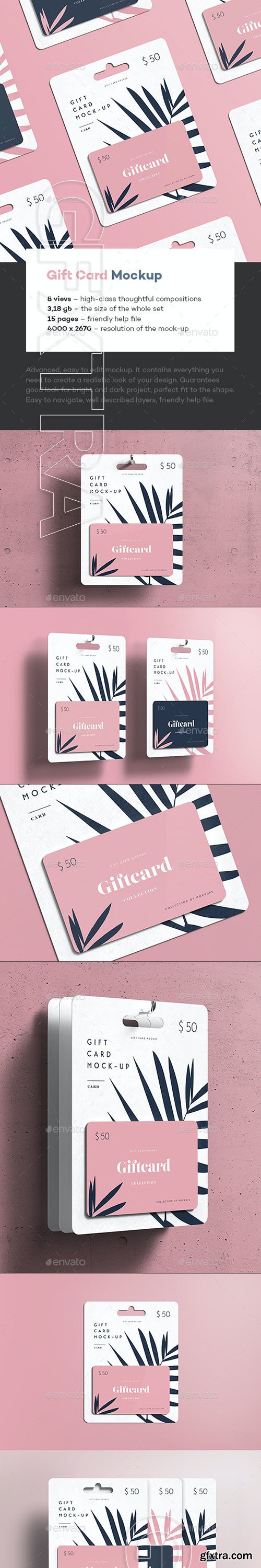 GraphicRiver - Gift Card Mock-up 29702230