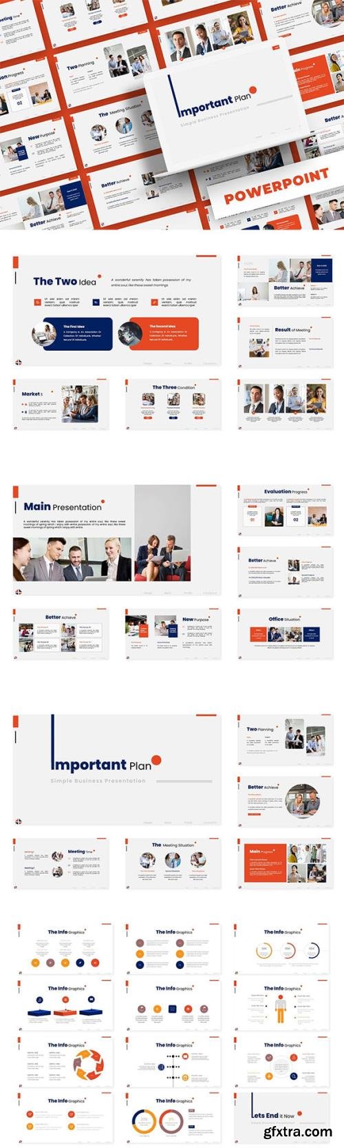 Important Plan - Powerpoint, Keynote and Google Slides Template Important Plan - Powerpoint, Keynote and Google Slides Template