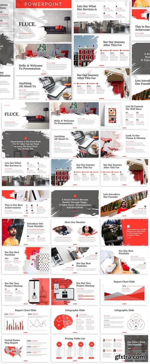 Fluce - Interior Powerpoint, Keynote and Google Slides Presentation Template
