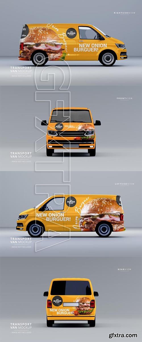 Transport van car mock up