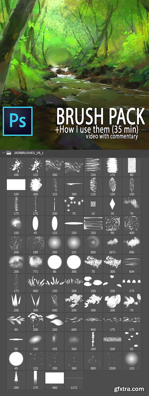 80+ Photoshop Brushes Pack