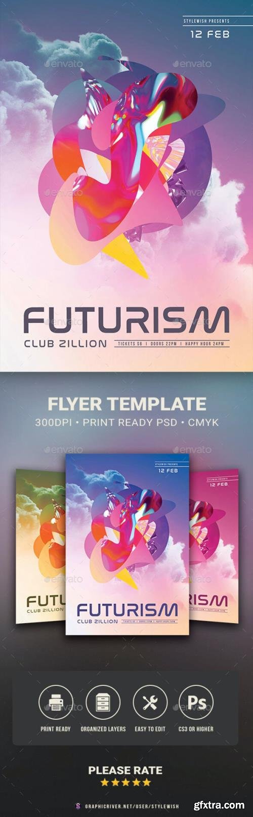 Futurism Flyer 30075486