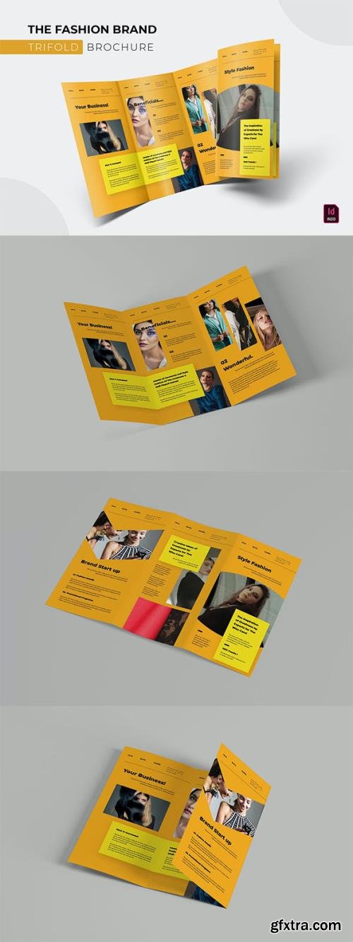 Fashion Brand | Trifold Brochure Fashion Brand | Trifold Brochure