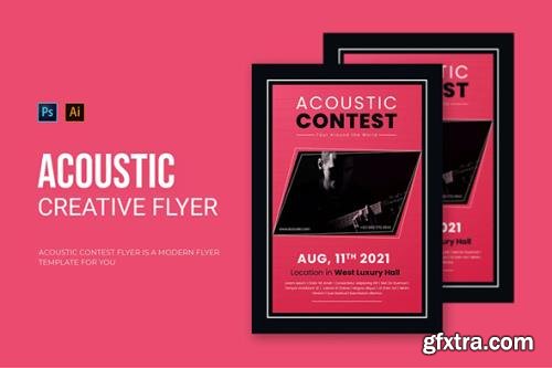 Acoustic Contest - Flyer Acoustic Contest - Flyer