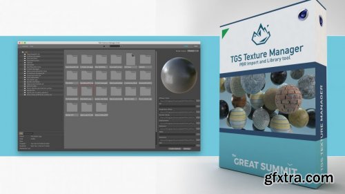 TGS Texture Manager v1.8.1 for Cinema 4D Win