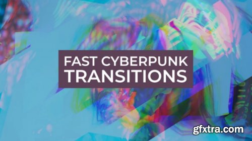 Premiere Pro Templates - Fast Cyberpunk Transitions 897451