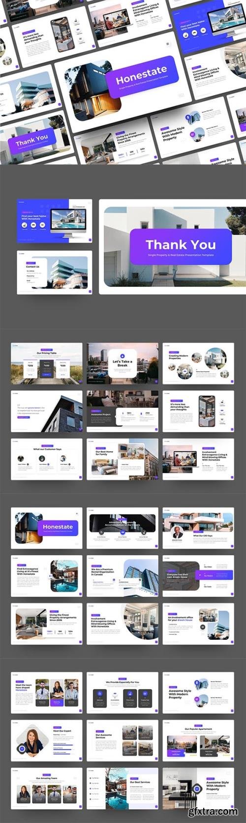 Single Property & Real Estate Powerpoint, Keynote and Google Slides Template Single Property & Real Estate Powerpoint, Keynote and Google Slides Template