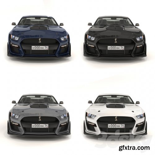 Ford Mustang Shelby GT500 2020 with HQ Interior