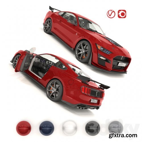 Ford Mustang Shelby GT500 2020 with HQ Interior