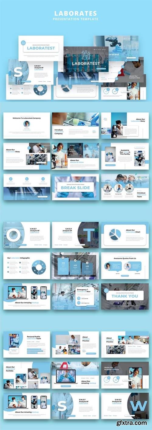 Laboratest Powerpoint, Keynote and Google Slides Template VL3