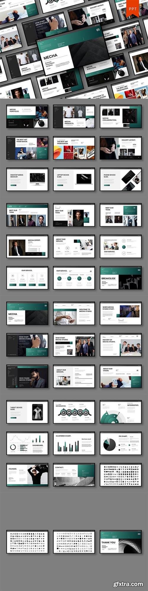 Mecha – Business PowerPoint Template Mecha – Business PowerPoint Template