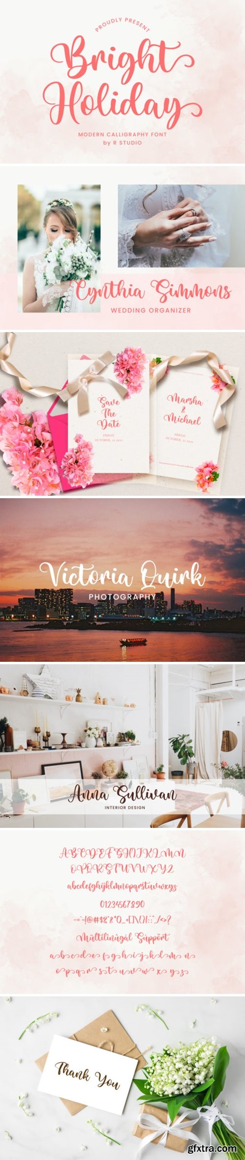 Bright Holiday Font