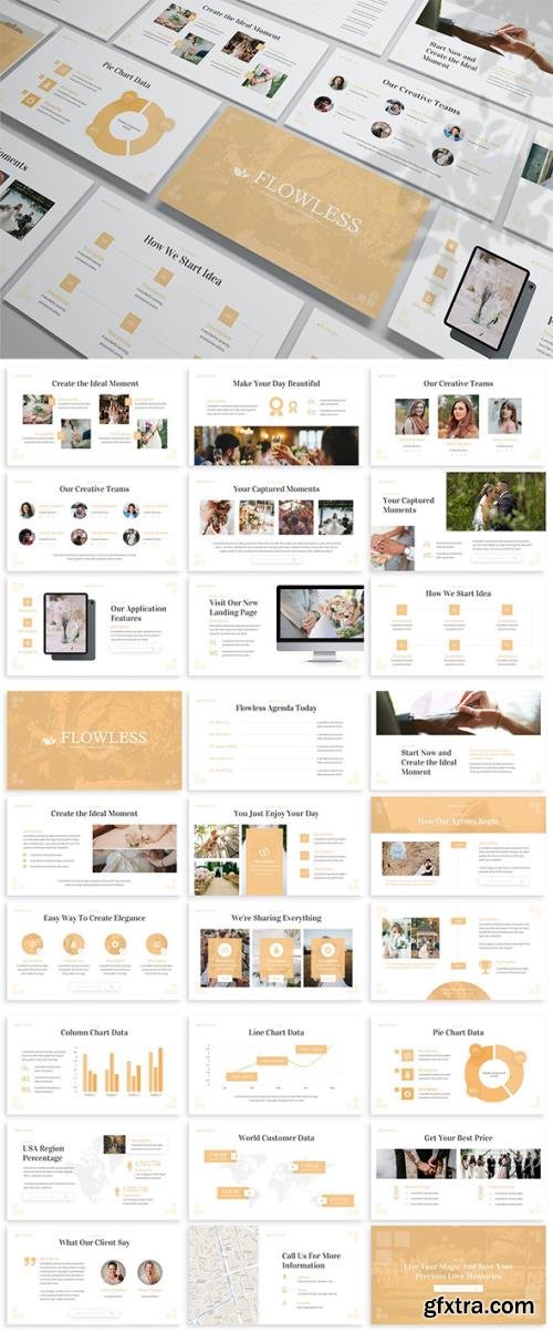 Flowless - Wedding Powerpoint Template Flowless - Wedding Powerpoint Template