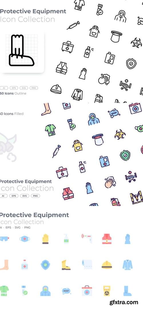 Protective Equipment Icons