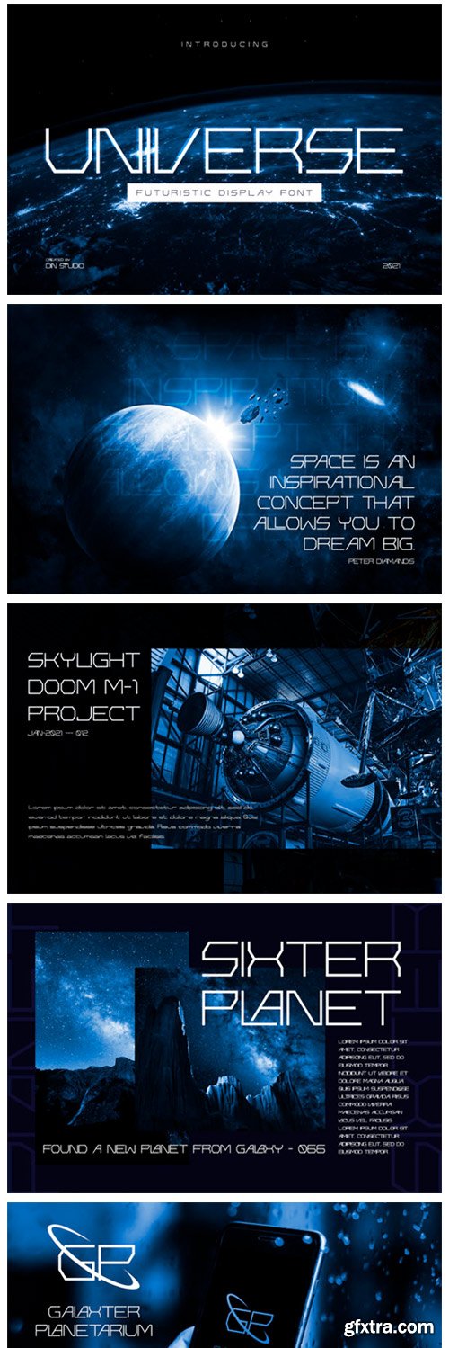 Universe Font Universe Font