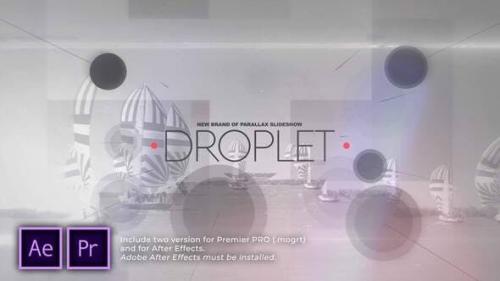 Videohive - Droplet Circles Parallax Slideshow