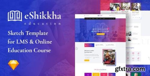 ThemeForest - eShikkha v1.0 - LMS and Online Education Sketch Template - 29795528