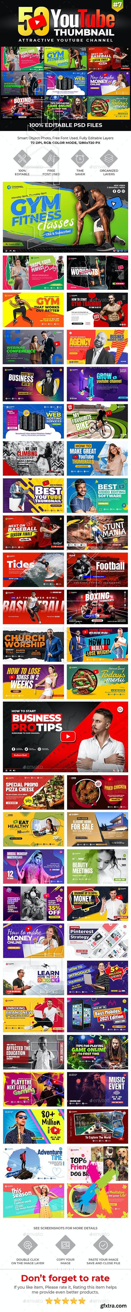 GraphicRiver - 50-Youtube Thumbnail Templates 30186262