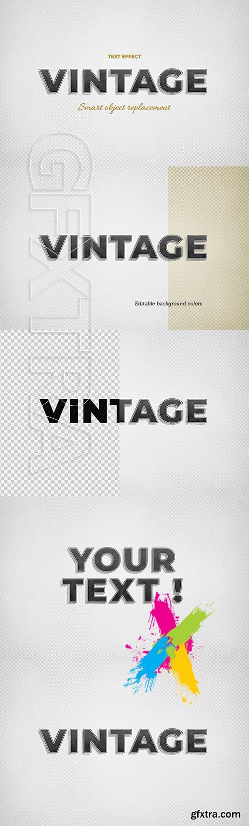 Vintage Text Effect