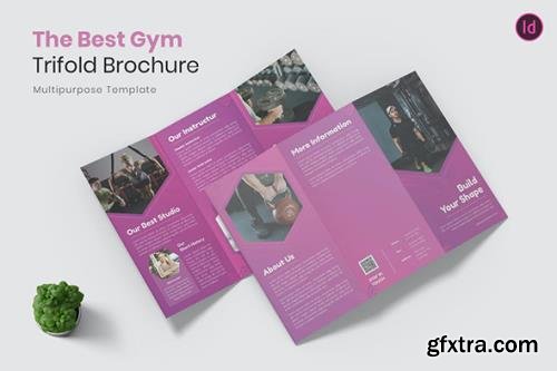 Best Gym Trifold Brochure Best Gym Trifold Brochure