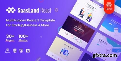 ThemeForest - Saasland v1.0 - MultiPurpose React Template For Startup Business (Update: 20 May 20) - 24892607