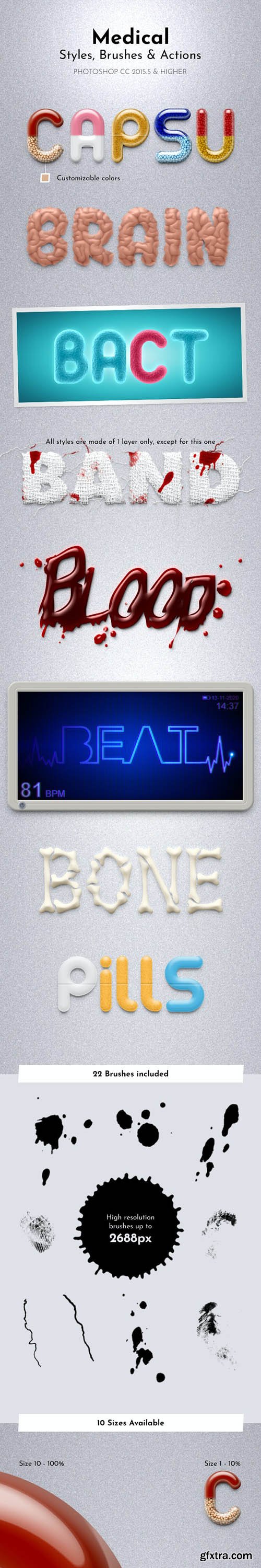 GraphicRiver - Medical Styles, Brushes and Actions 30312614