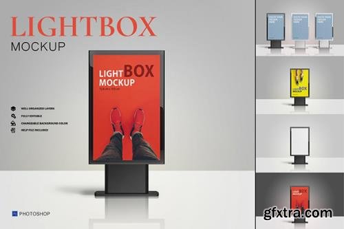 3 Styles Lightbox Mockup