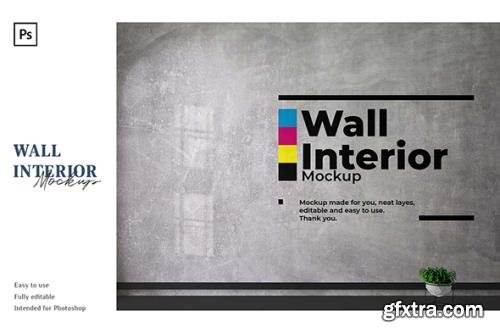 Wall Interior Mockup 2 Views Wall Interior Mockup 2 Views