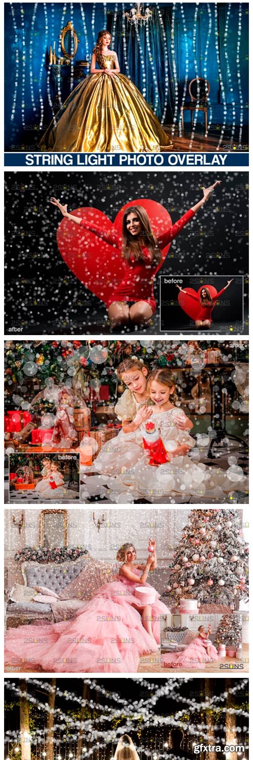 String Fairy Lights Overlay & Photoshop 8554971 String Fairy Lights Overlay & Photoshop 8554971