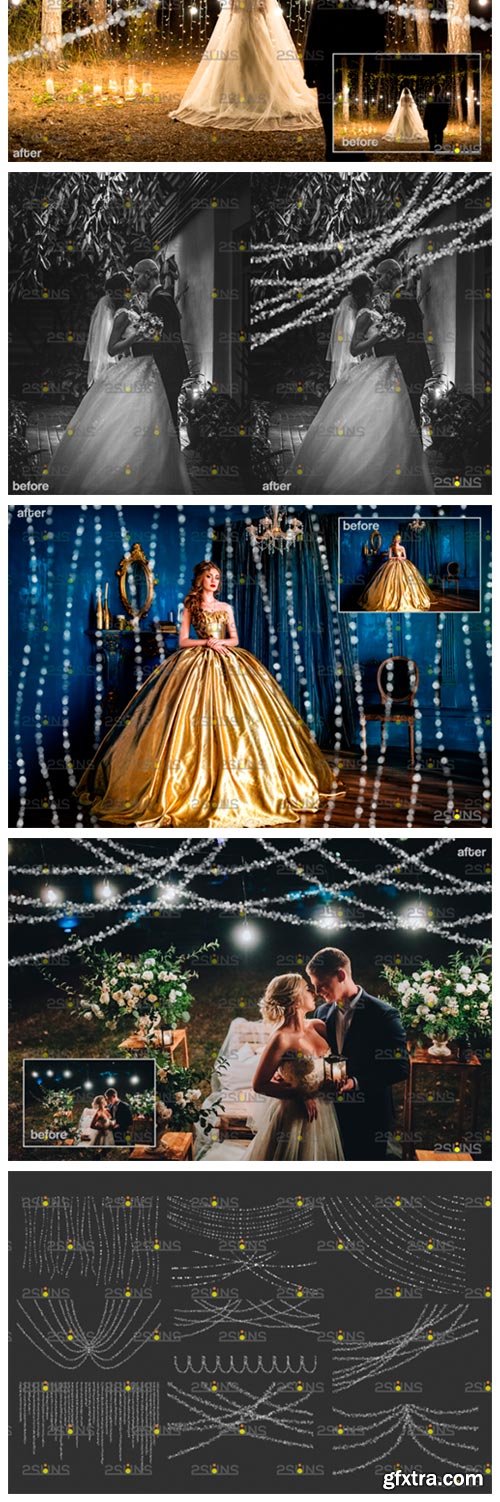 String Fairy Lights Overlay & Photoshop 8554971 String Fairy Lights Overlay & Photoshop 8554971